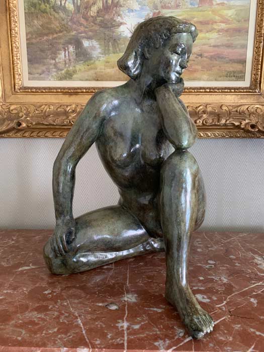 Sculpture en bronze 20ème siècle